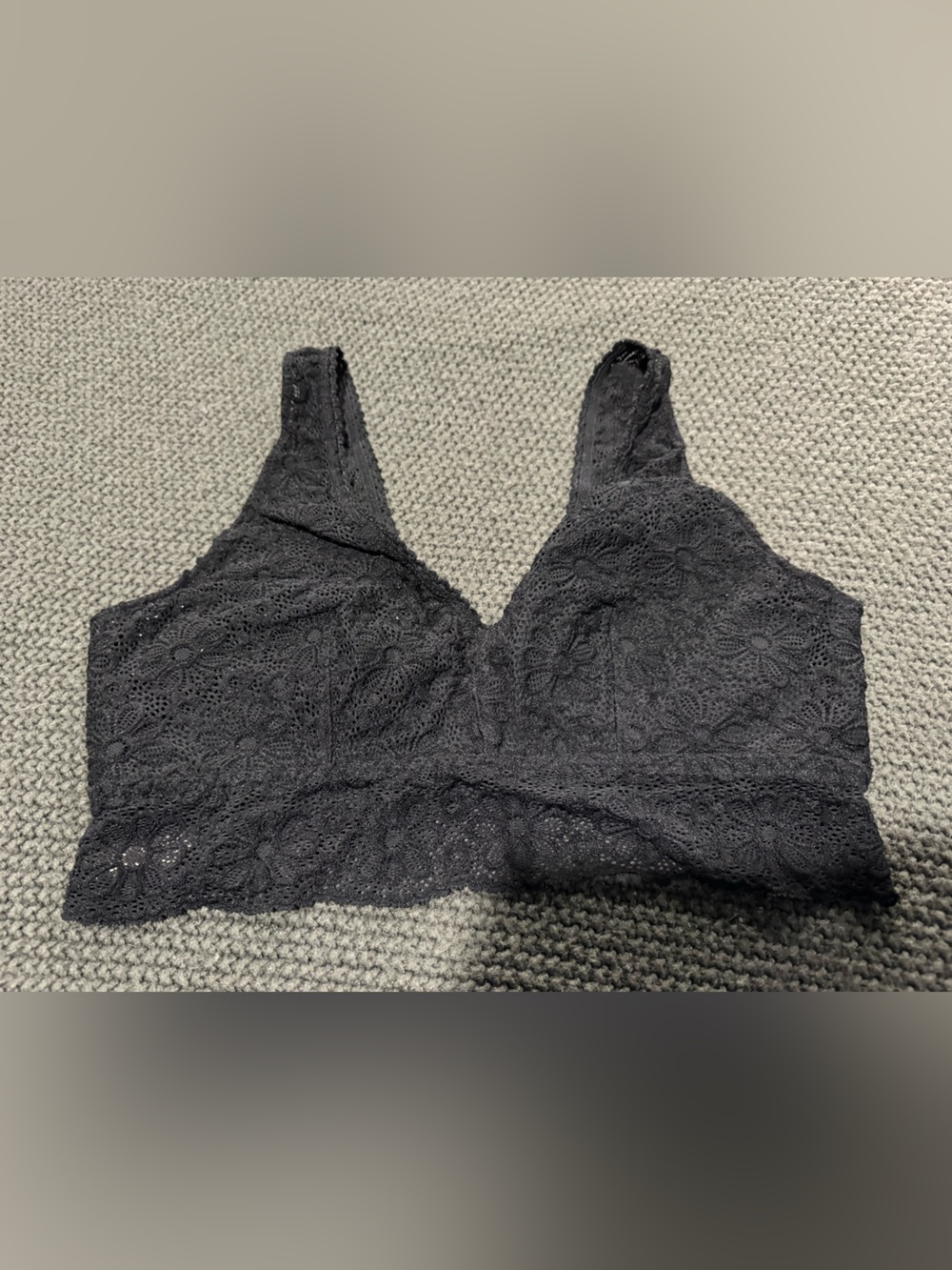 SO Black Lace Wireless Bralette